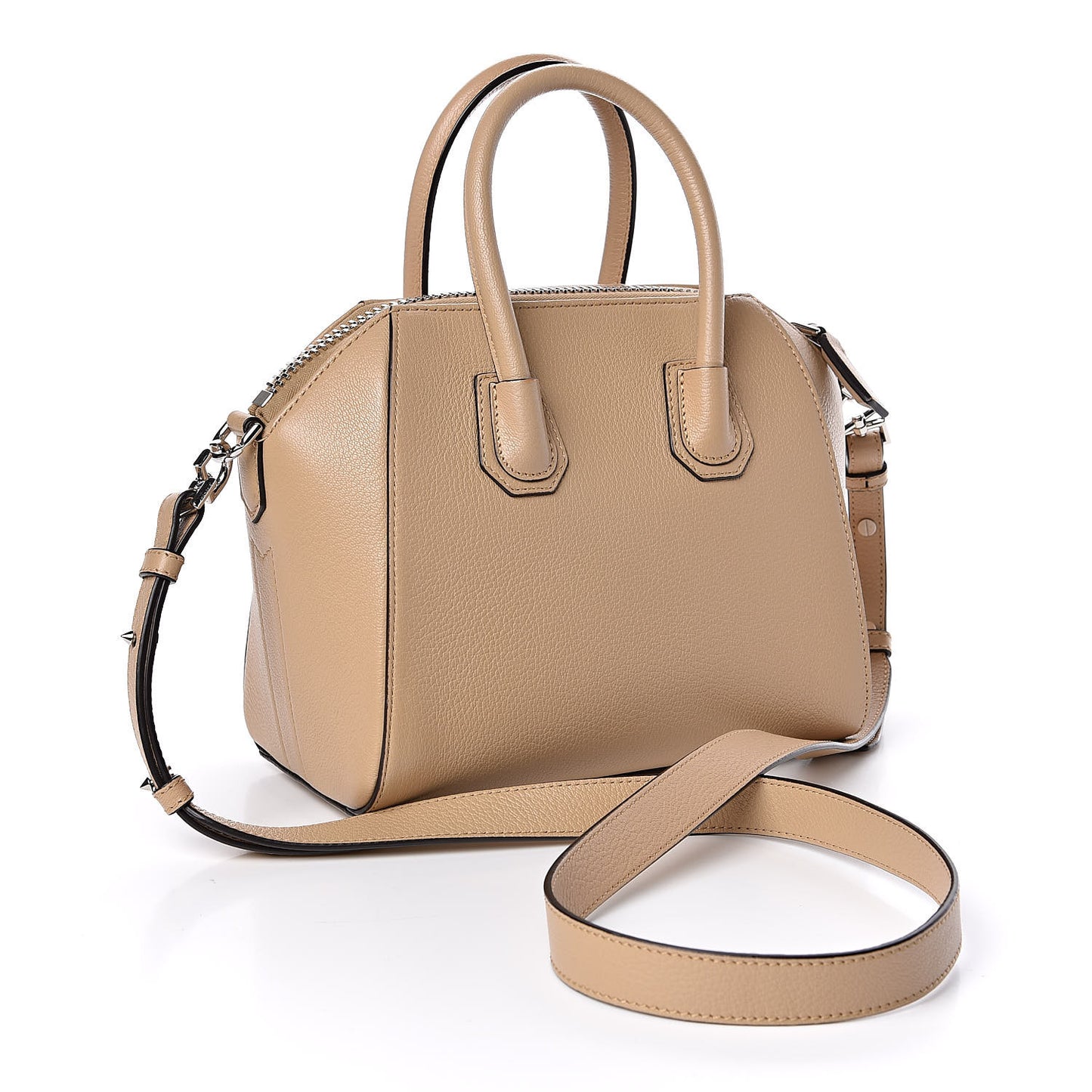 Sugar Goatskin Mini Antigona Nude