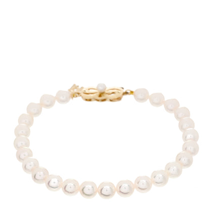 Mikimoto 18K Yellow Gold Akoya Cultured Pearl 6-6.5mm Strand Bracelet 2 of 3