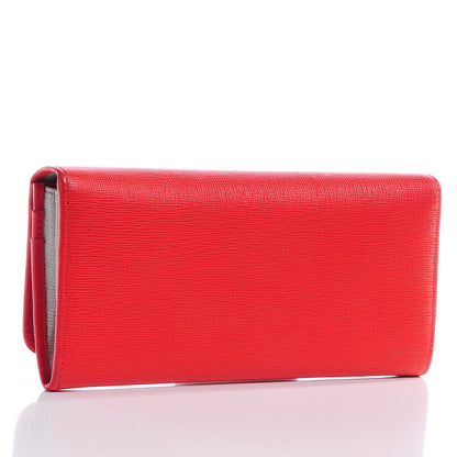 Fendi Vitello Elite Monster Eyes Continental Wallet Papavero Multicolor 3 of 10