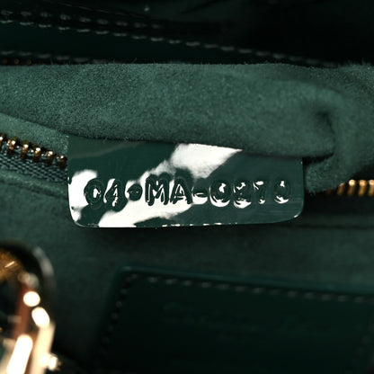 Christian Dior Patent Cannage Mini Lady Dior Pine Green 7 of 10