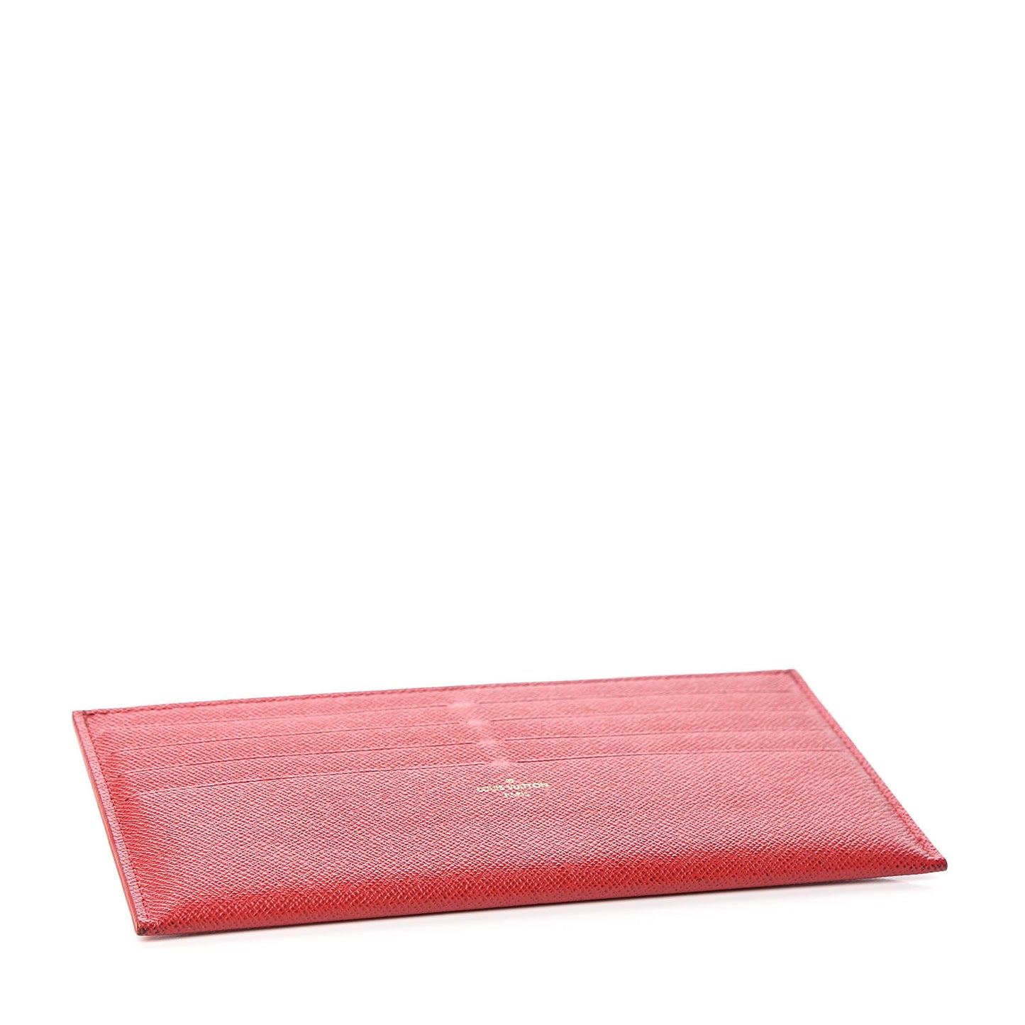 Calfskin Felicie Card Holder Insert Cherry