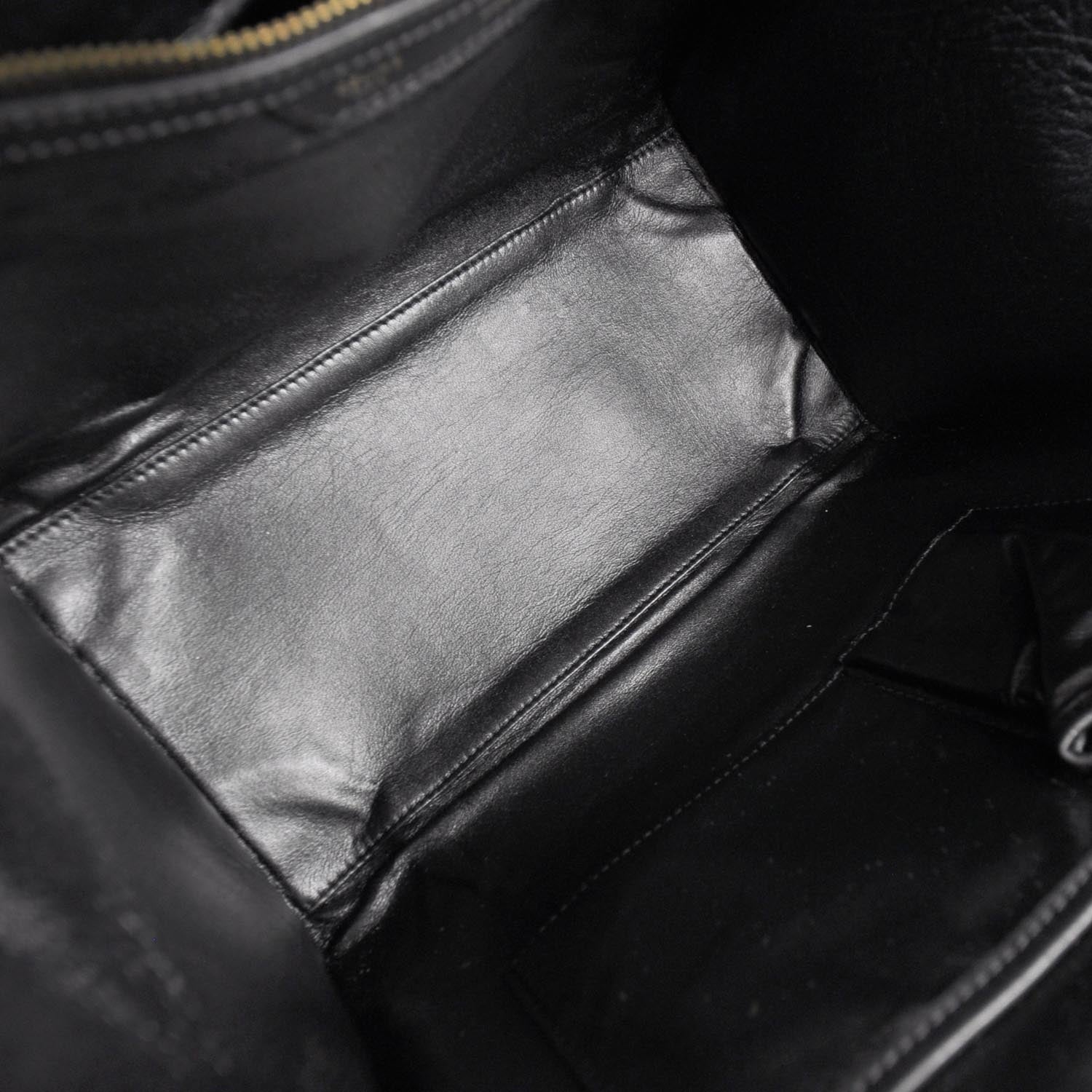 Celine Smooth Calfskin Mini Luggage Black 6 of 8