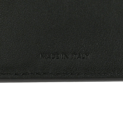 Celine Smooth Calfskin Triomphe Embossed Small Multifunction Folded Wallet Black 6 of 6