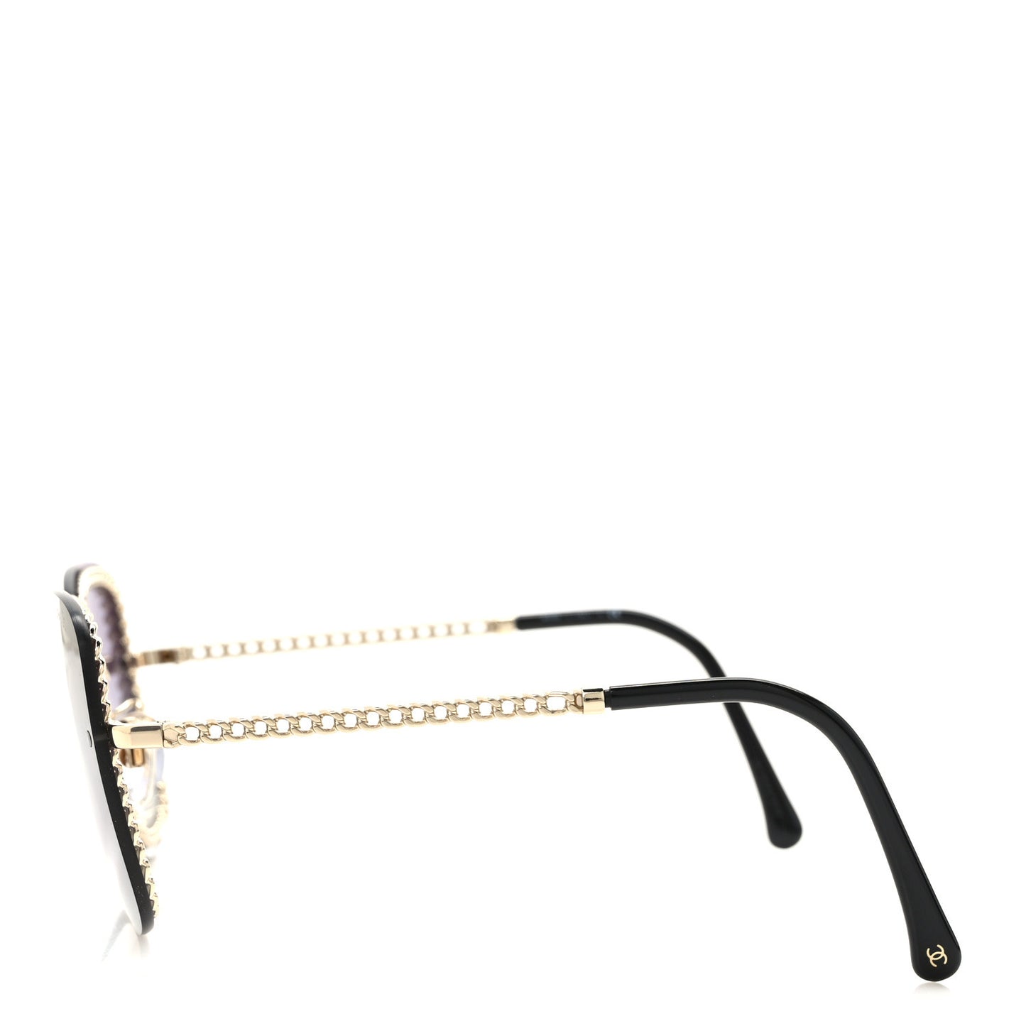 Chain Square Sunglasses 4244 Black