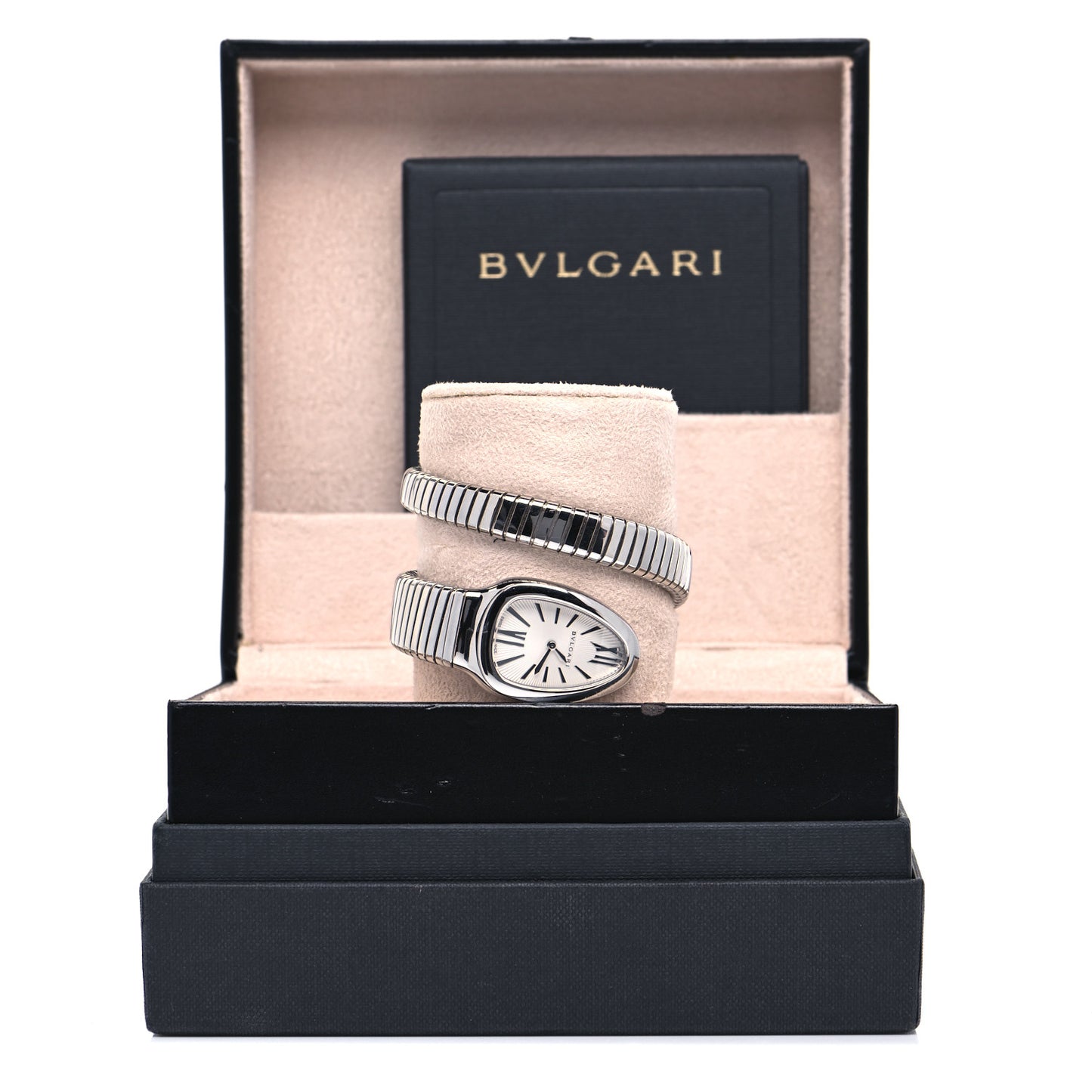 Stainless Steel 35mm Serpenti Tubogas Quartz Watch