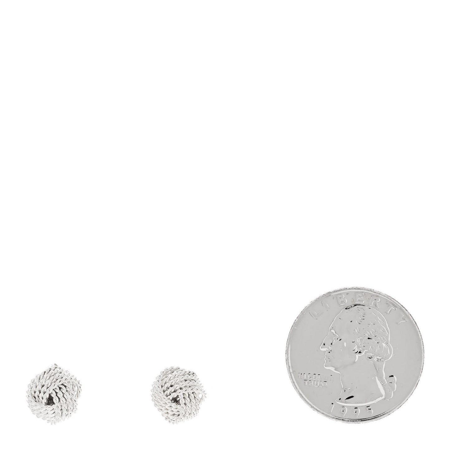 Sterling Silver Twist Knot Earrings