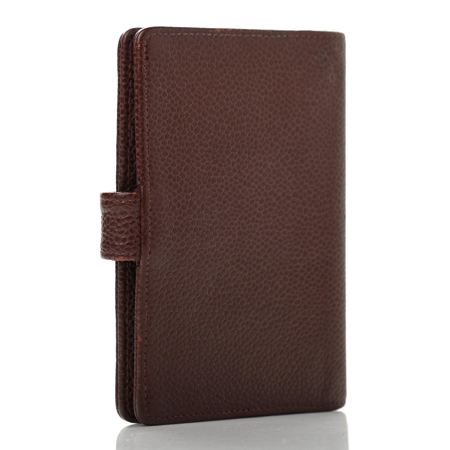 Chanel Caviar Timeless CC Ring Agenda Planner Brown 3 of 10