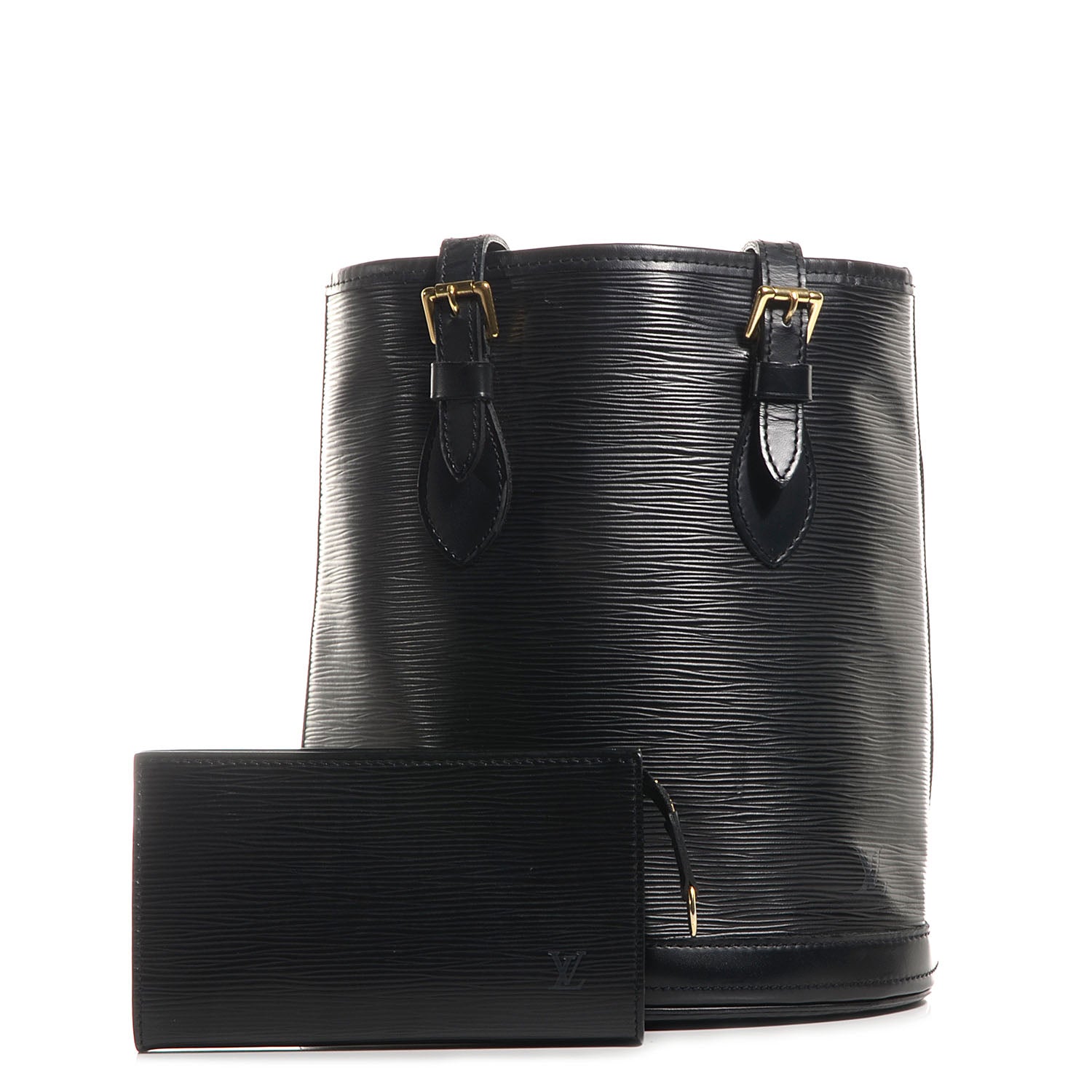 Louis Vuitton Epi Petit Bucket 23 Black 1 of 8