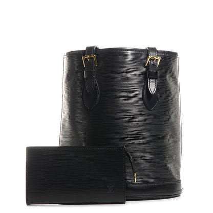 Louis Vuitton Epi Petit Bucket 23 Black 1 of 8
