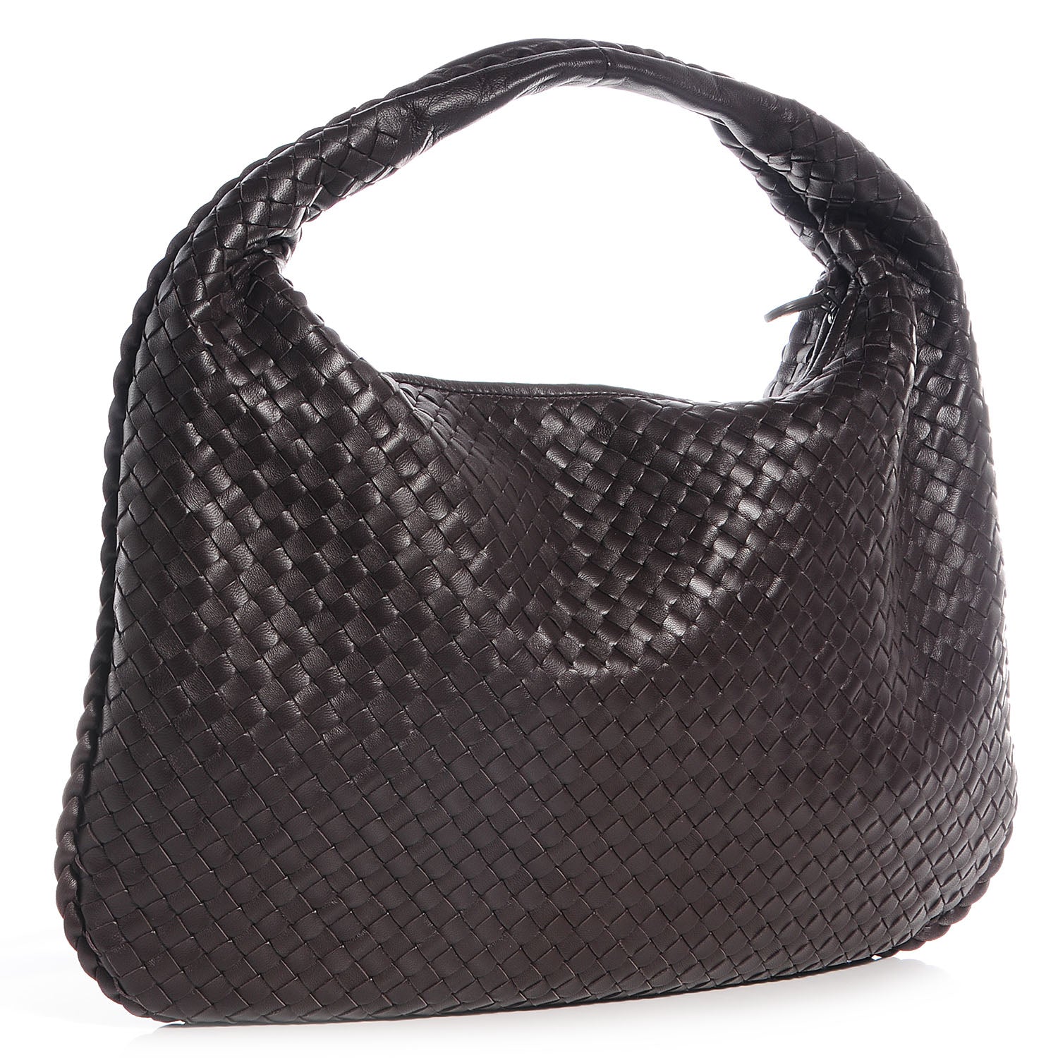 Bottega Veneta Nappa Intrecciato Large Veneta Hobo Ebano 3 of 8