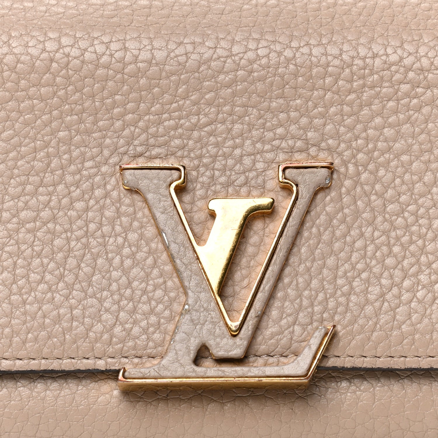 Louis Vuitton Taurillon Capucines Wallet Galet 6 of 7
