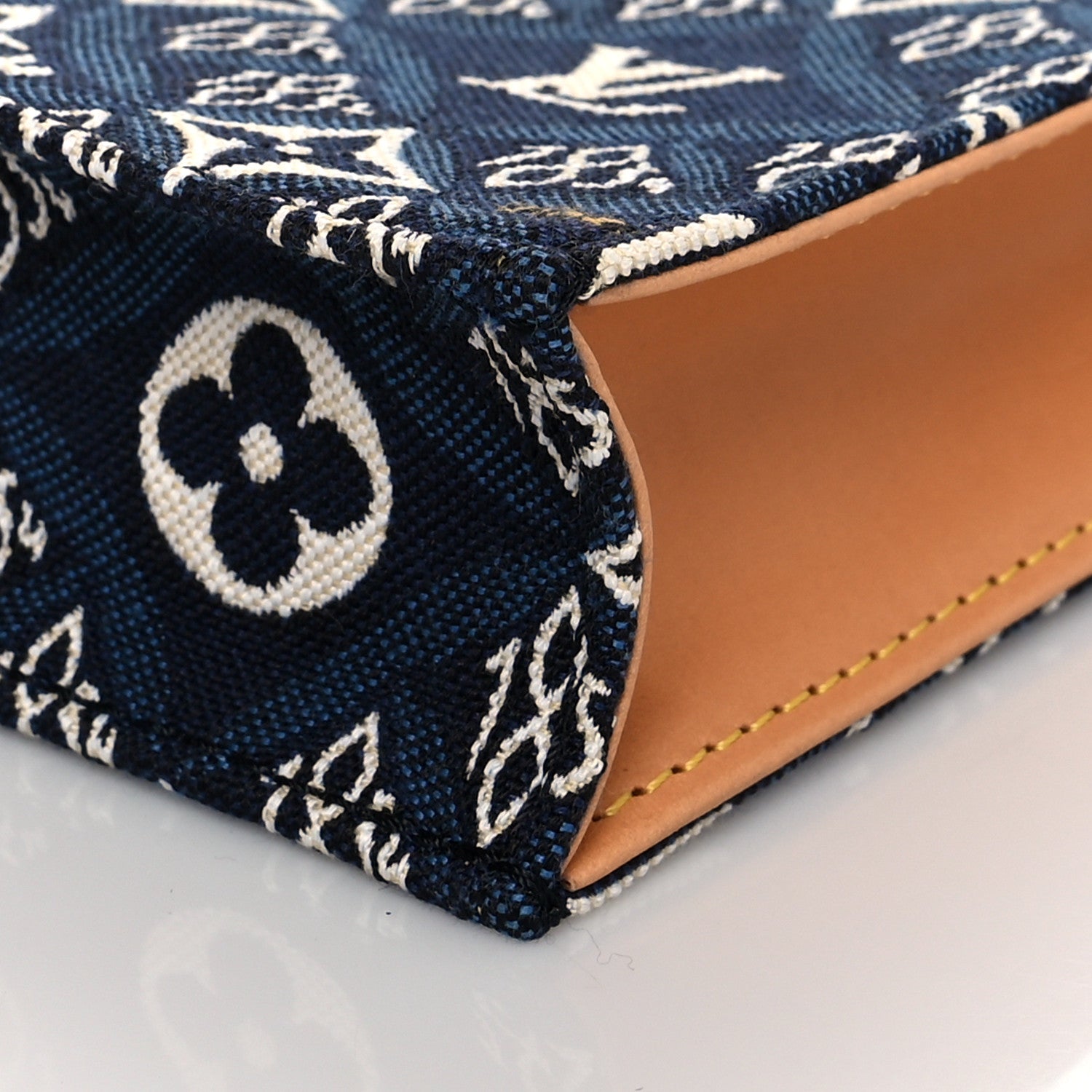 Louis Vuitton Jacquard Since 1854 Petit Sac Plat Blue 9 of 9