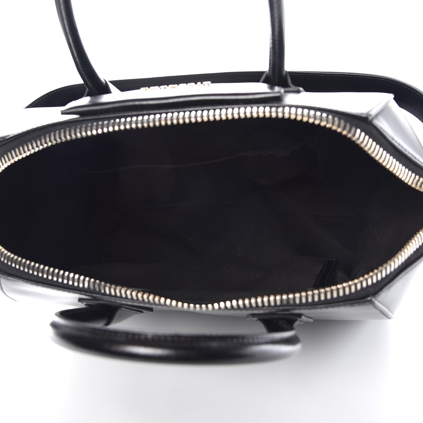 Shiny Lord Calfskin Medium Antigona Black