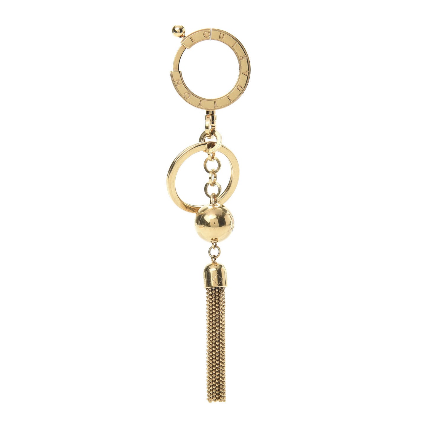 Goldtone Swing Key Holder and Bag Charm