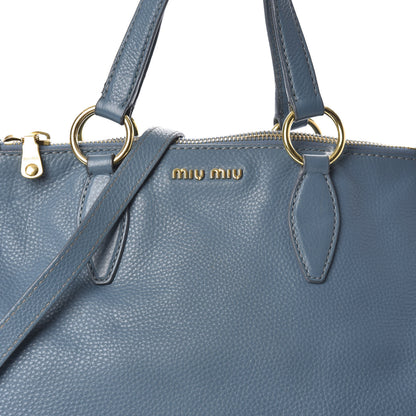 Miu Miu Vitello Daino Tote 7 of 15