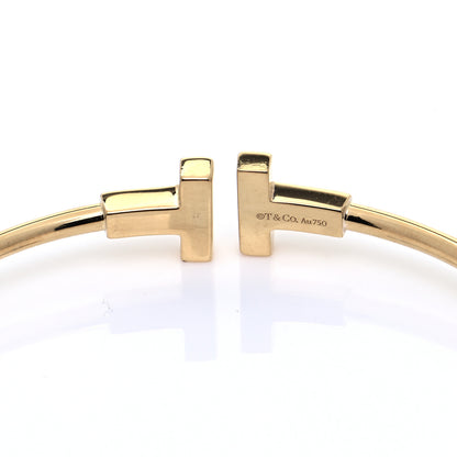 Tiffany 18K Yellow Gold T Wire Bracelet 5 of 6