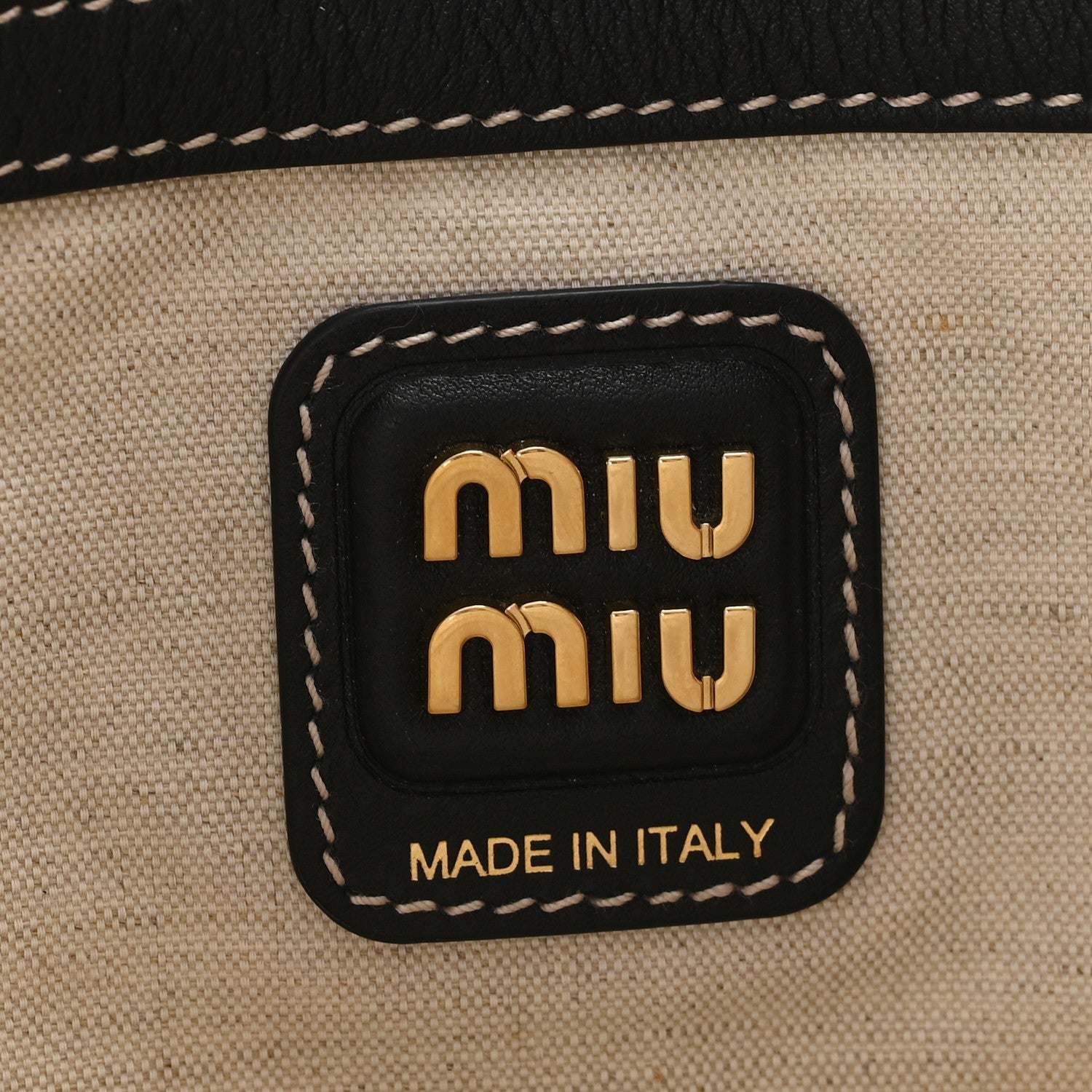 Miu Miu Nappa Ivy Bag Black 6 of 9