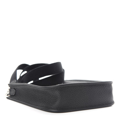 Hermes Taurillon Clemence Evelyne TPM Black 4 of 10