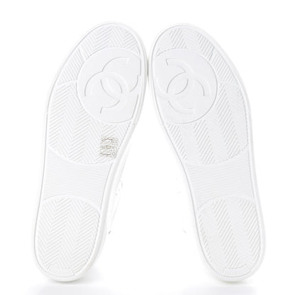 Chanel Calfskin Womens Logo Sneakers 42 White 6 of 7