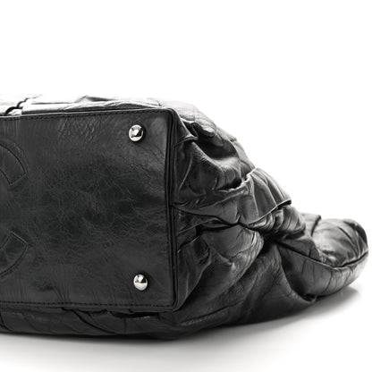 Chanel Glazed Calfskin Large Twisted Tote Black 10 of 10