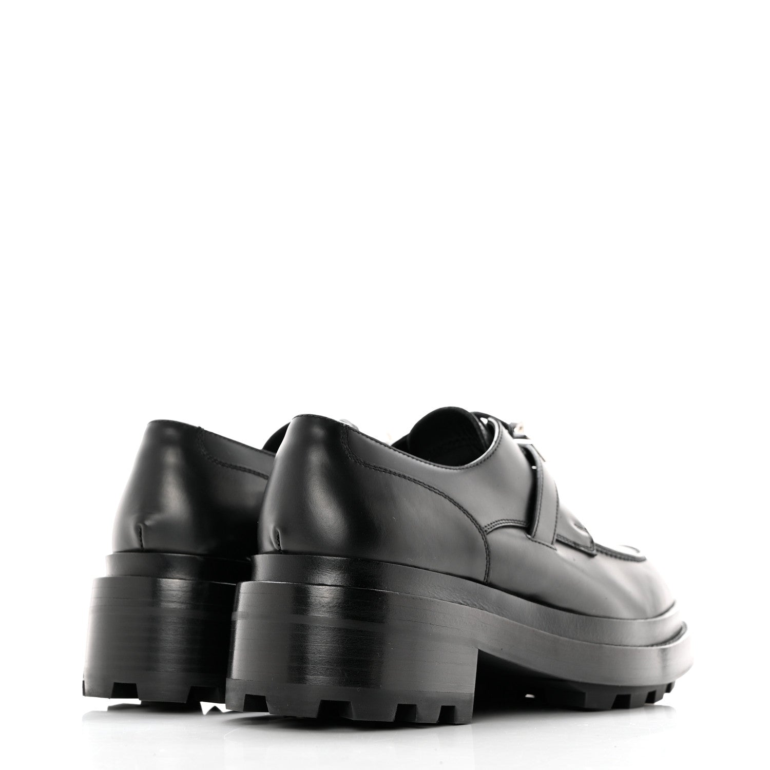 Hermes Glossed Calfskin First Oxford 36 Black 4 of 9