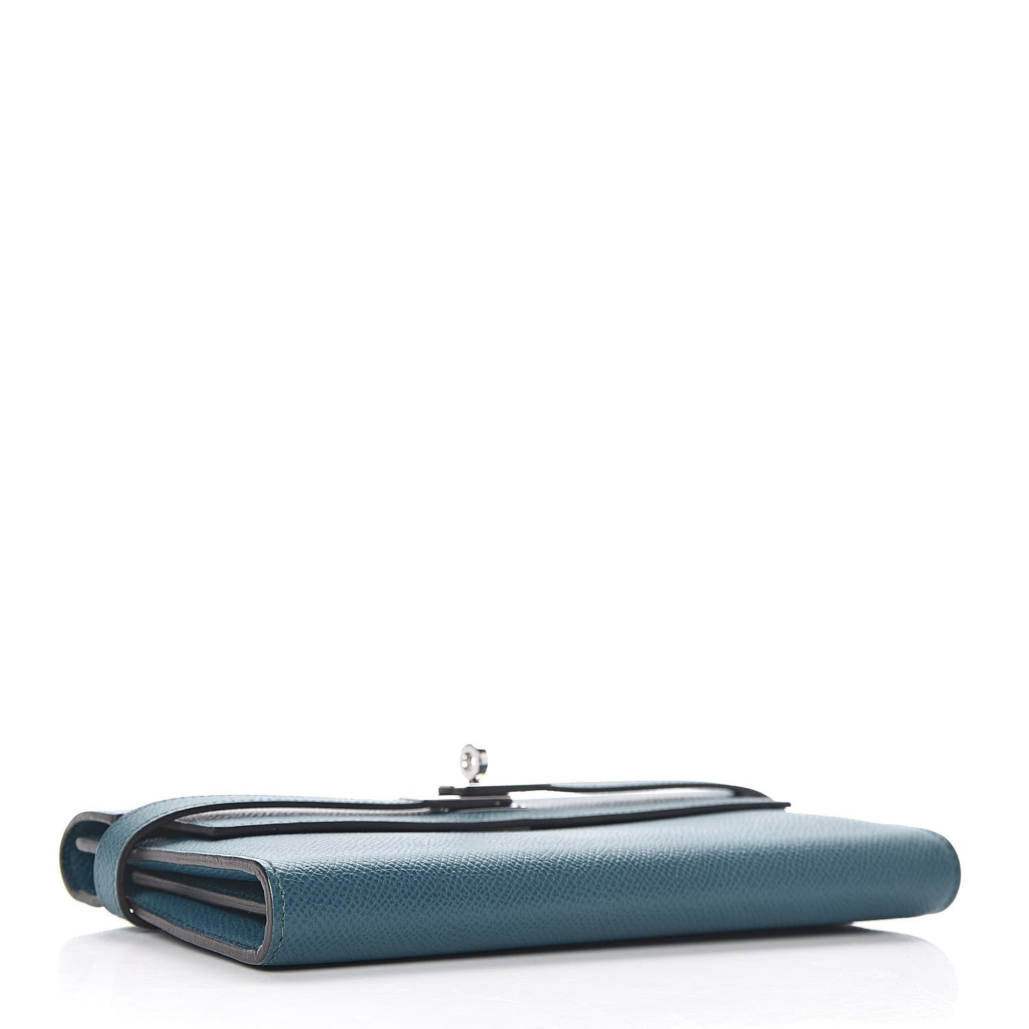 Hermes Epsom Kelly Longue Wallet Bleu Izmir 4 of 8