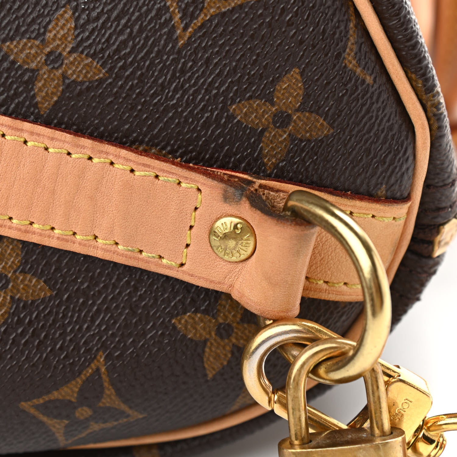 Louis Vuitton Monogram Speedy Bandouliere 35 10 of 13