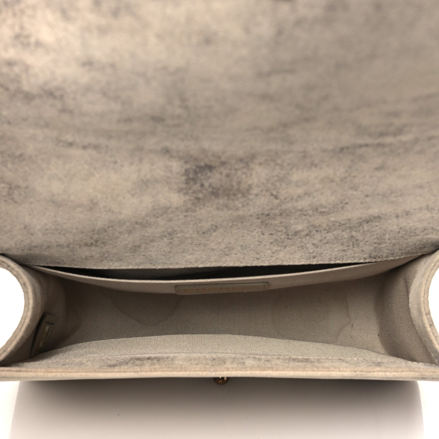 Chanel Iridescent Calfskin Quilted Medium Boy Flap Beige 4 of 11