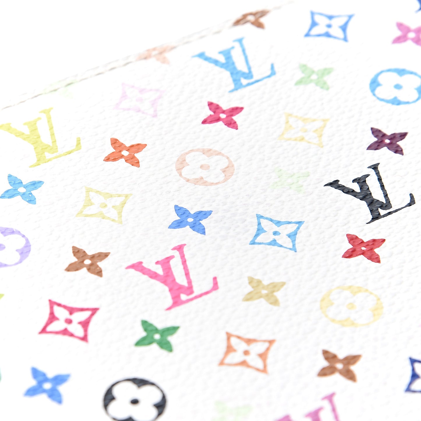 Monogram Multicolor Insolite Wallet White Litchi