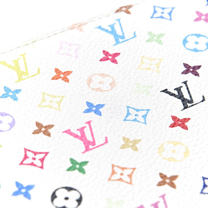 Louis Vuitton Monogram Multicolor Insolite Wallet White Litchi 10 of 10