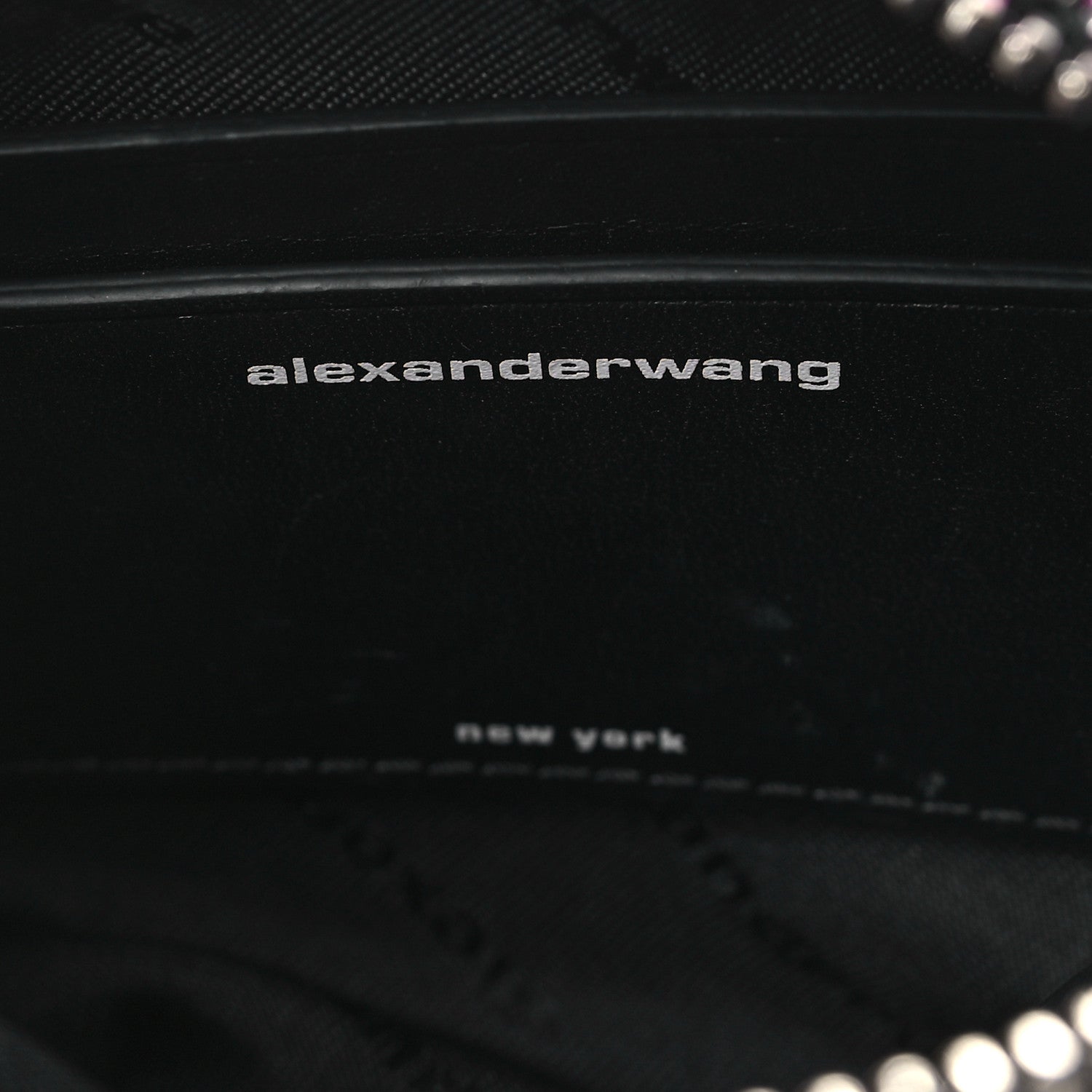 Alexander Wang Mesh Crystal Rhinestone Mini Heiress Pouch Pink 6 of 11