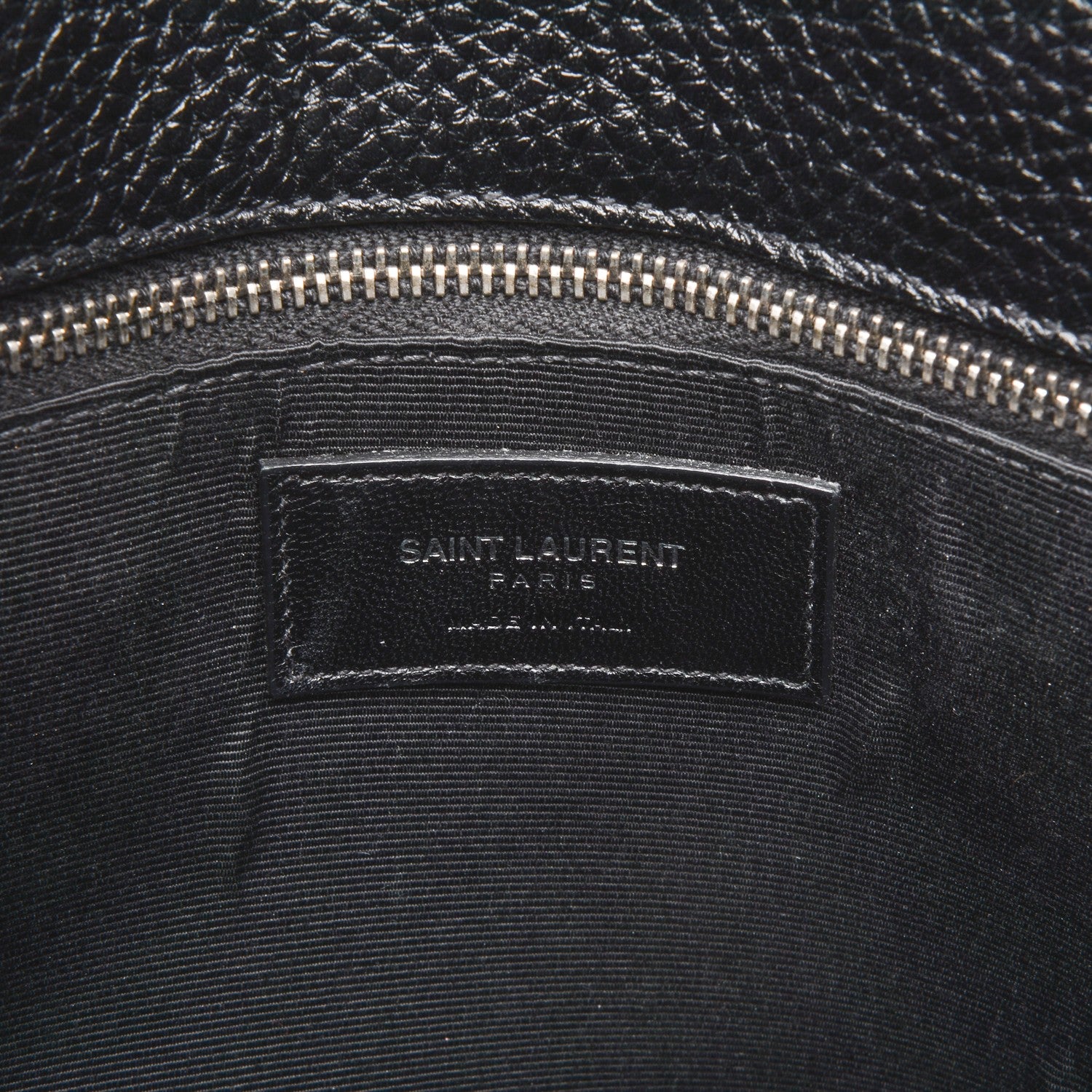 Saint Laurent Grained Calfskin Small Sac De Jour Black 7 of 7