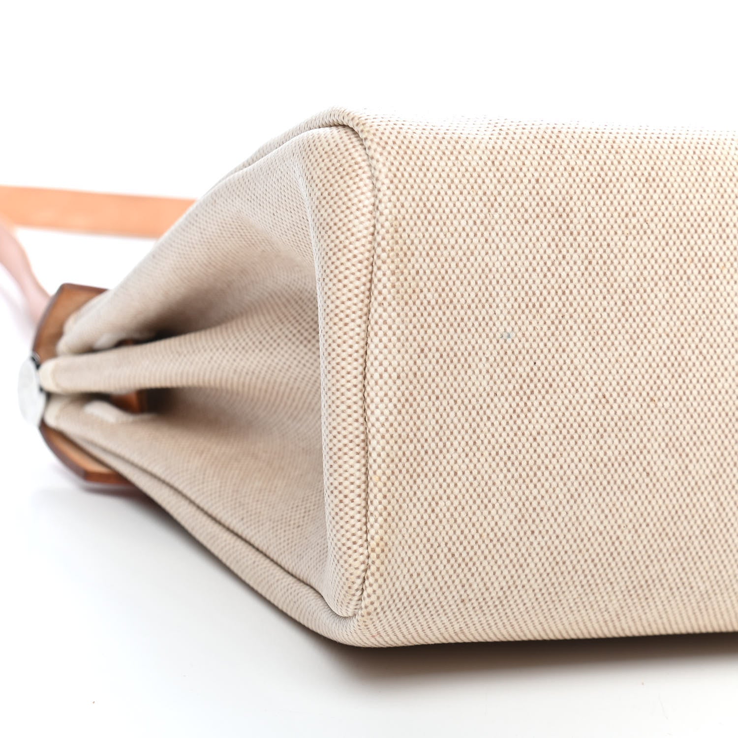 Hermes Toile Vache Calfskin Herbag 30 PM Natural 8 of 11