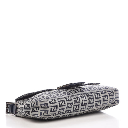 Fendi Zucchino Mini Mama Baguette Navy 4 of 10