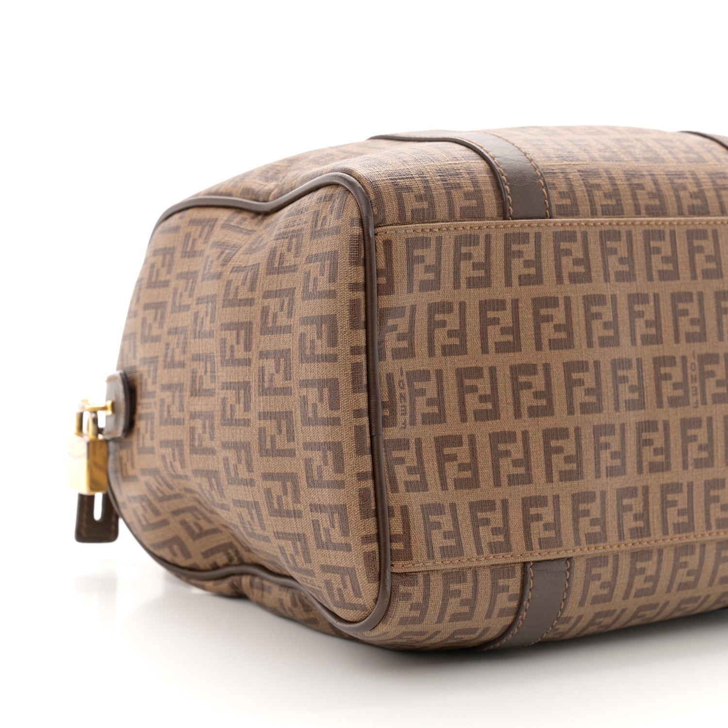 Fendi Zucchino Spalmati Vitello Boston Nocciola Castagna 9 of 12