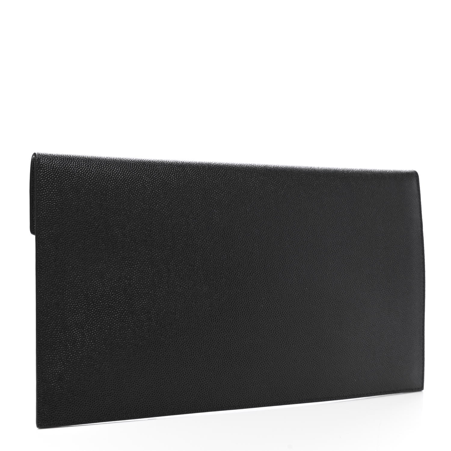 Saint Laurent Grain De Poudre Uptown Pouch Black 3 of 10