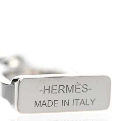 Hermes Palladium Etrier Charm Scarf Ring 3 of 4