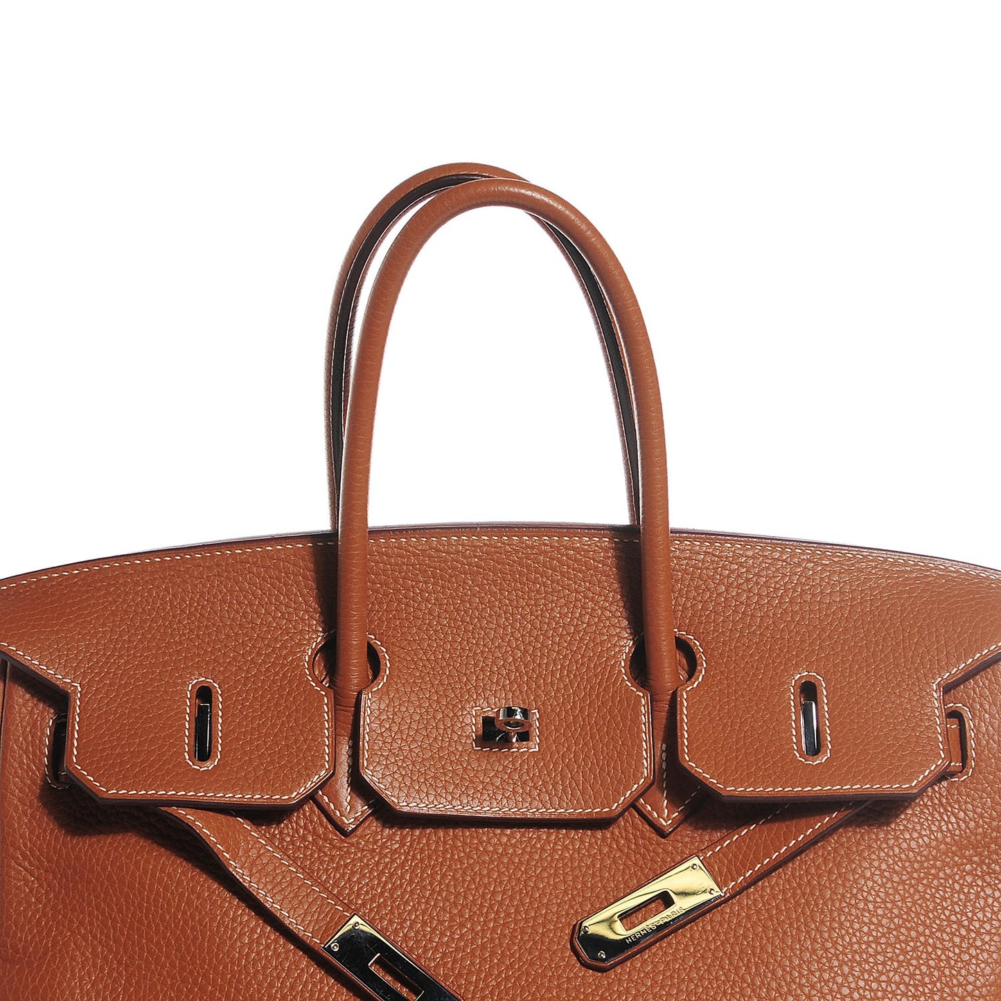 Taurillon Clemence Birkin 35 Gold