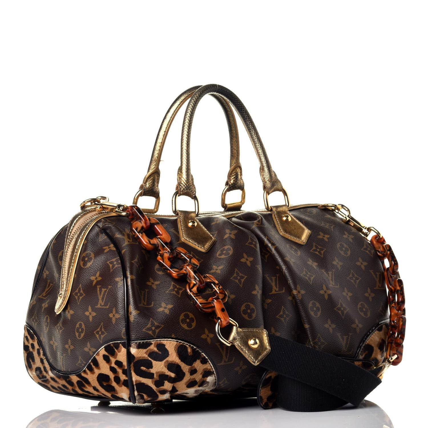 Louis Vuitton Monogram Leopard Stephen Bag 5 of 16