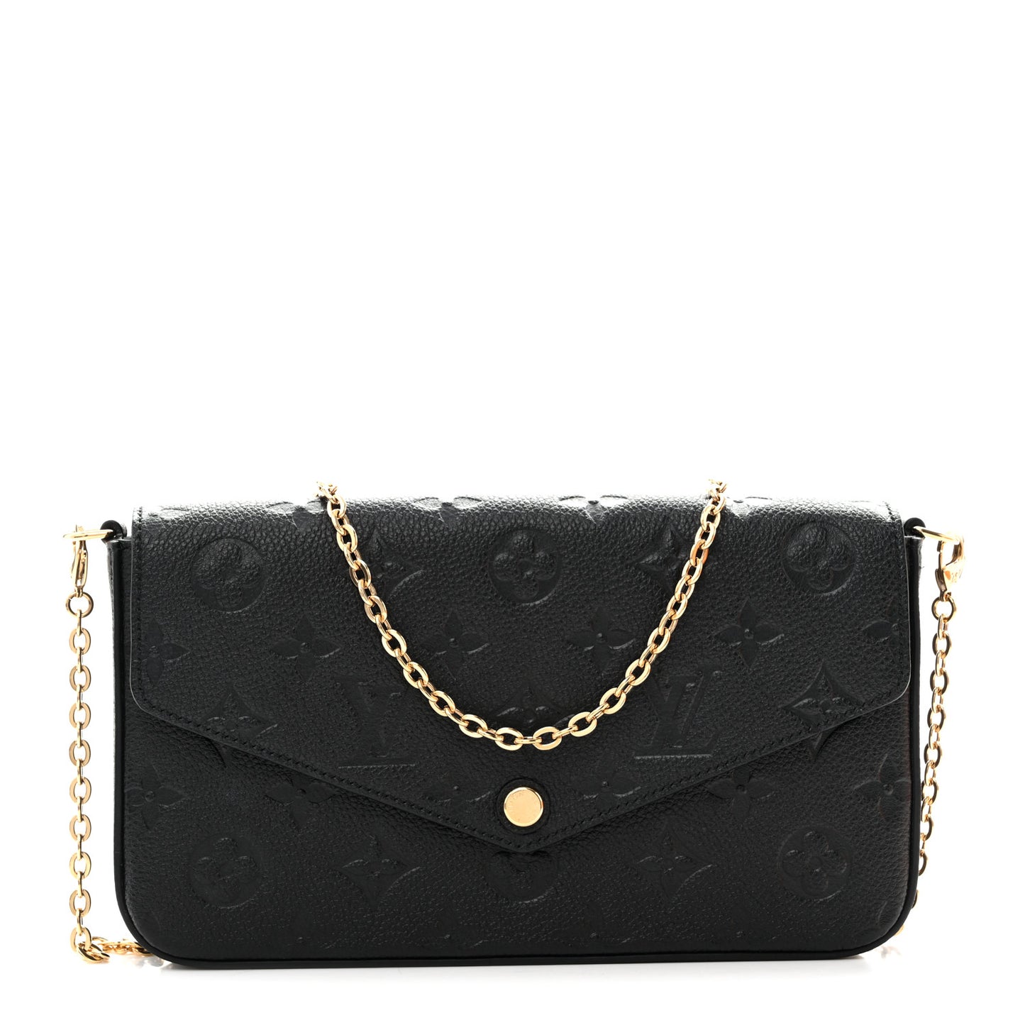 Empreinte Pochette Felicie Chain Wallet Black