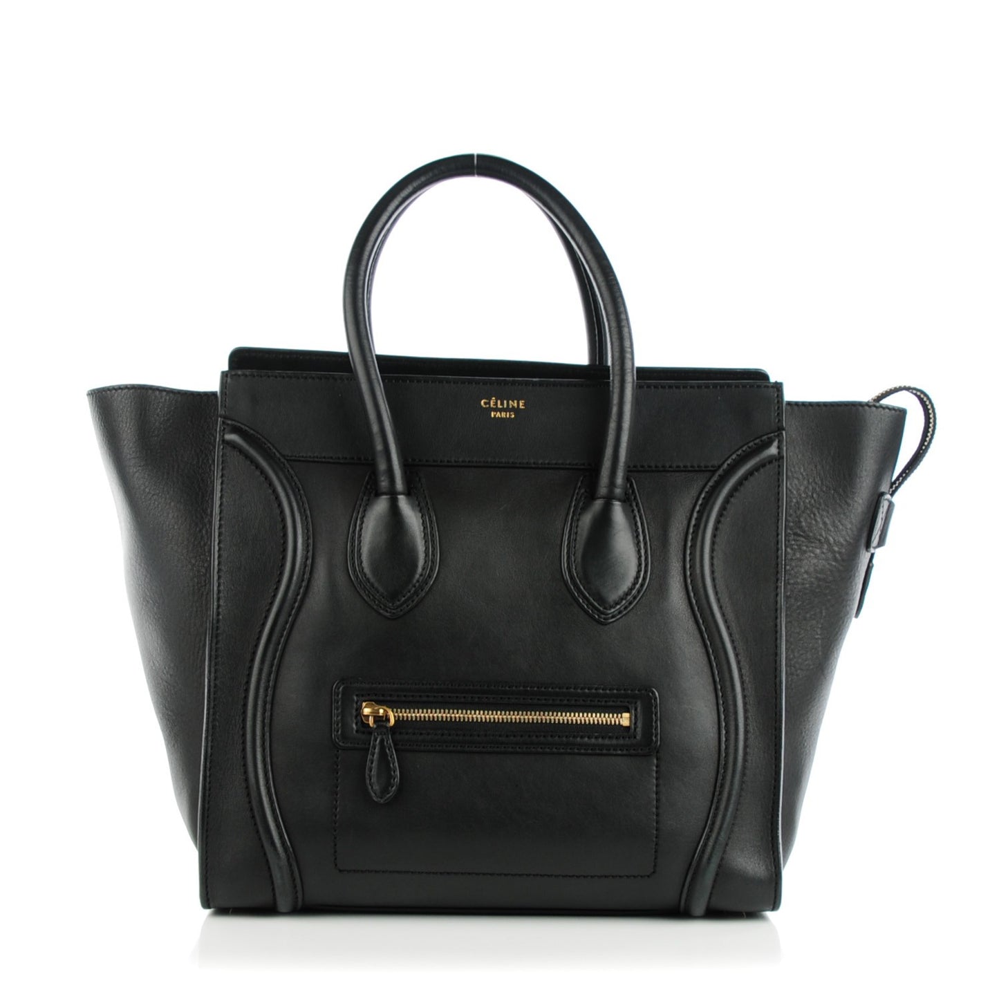Smooth Calfskin Mini Luggage Black