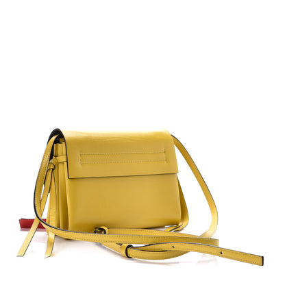 Valentino Garavani Smooth Calfskin Small VRing Crossbody Bag Senape 4 of 8