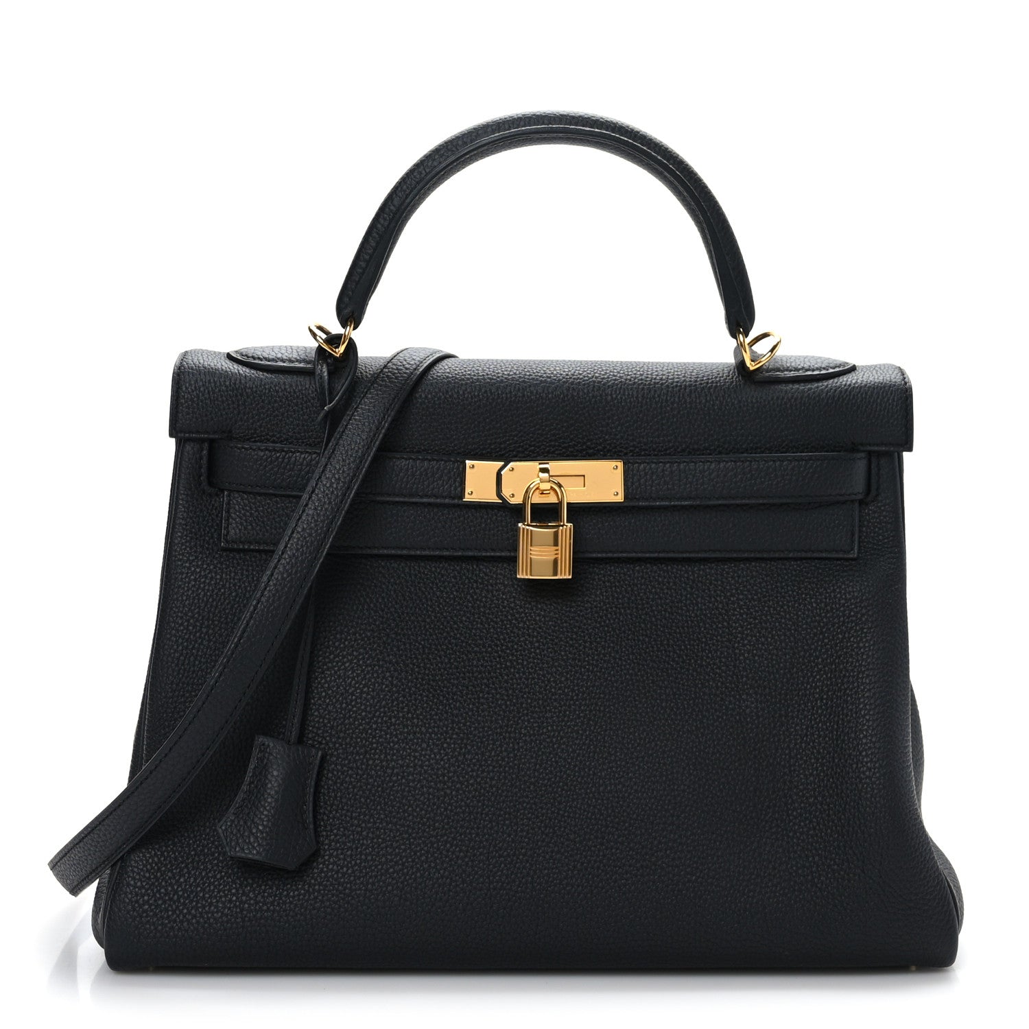 Hermes Togo Kelly Retourne 32 Black 1 of 10