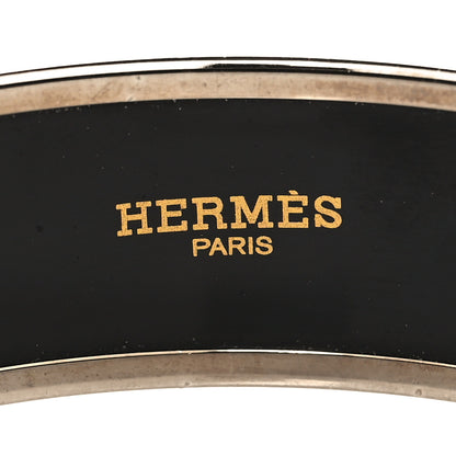 Hermes Enamel Printed Cachemire de Tamara Wide Bracelet 62 4 of 5