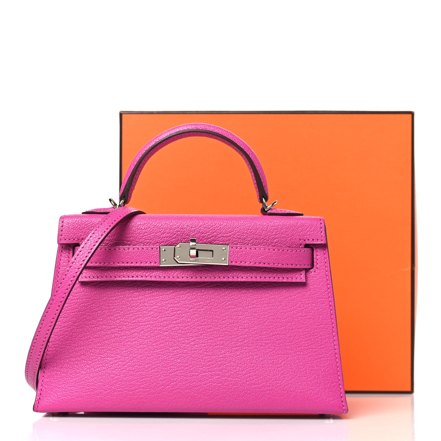 Hermes Chevre Mysore Mini Kelly Sellier 20 Magnolia 11 of 11