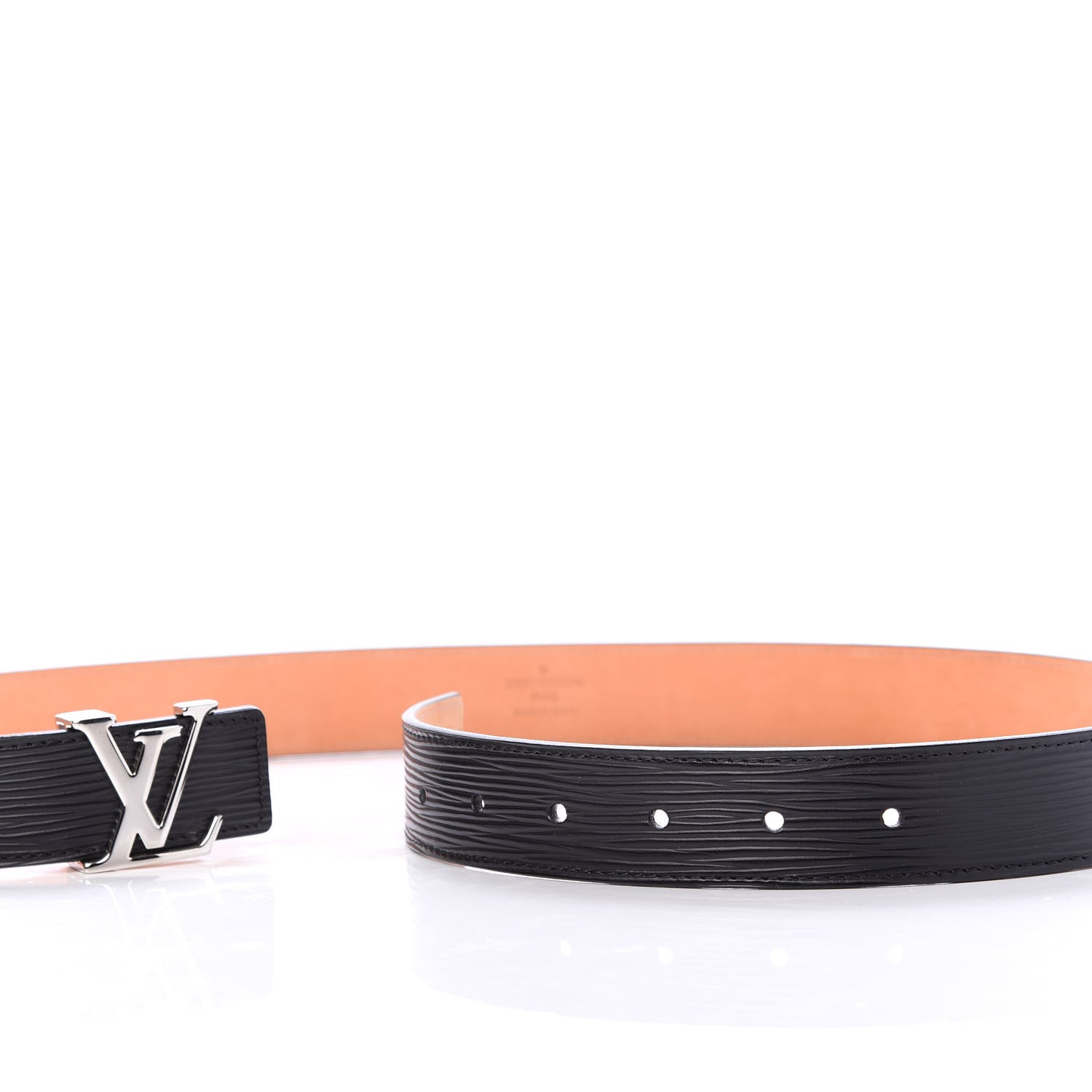 Louis Vuitton Epi 30mm LV Initiales Belt 85 34 Black 3 of 7