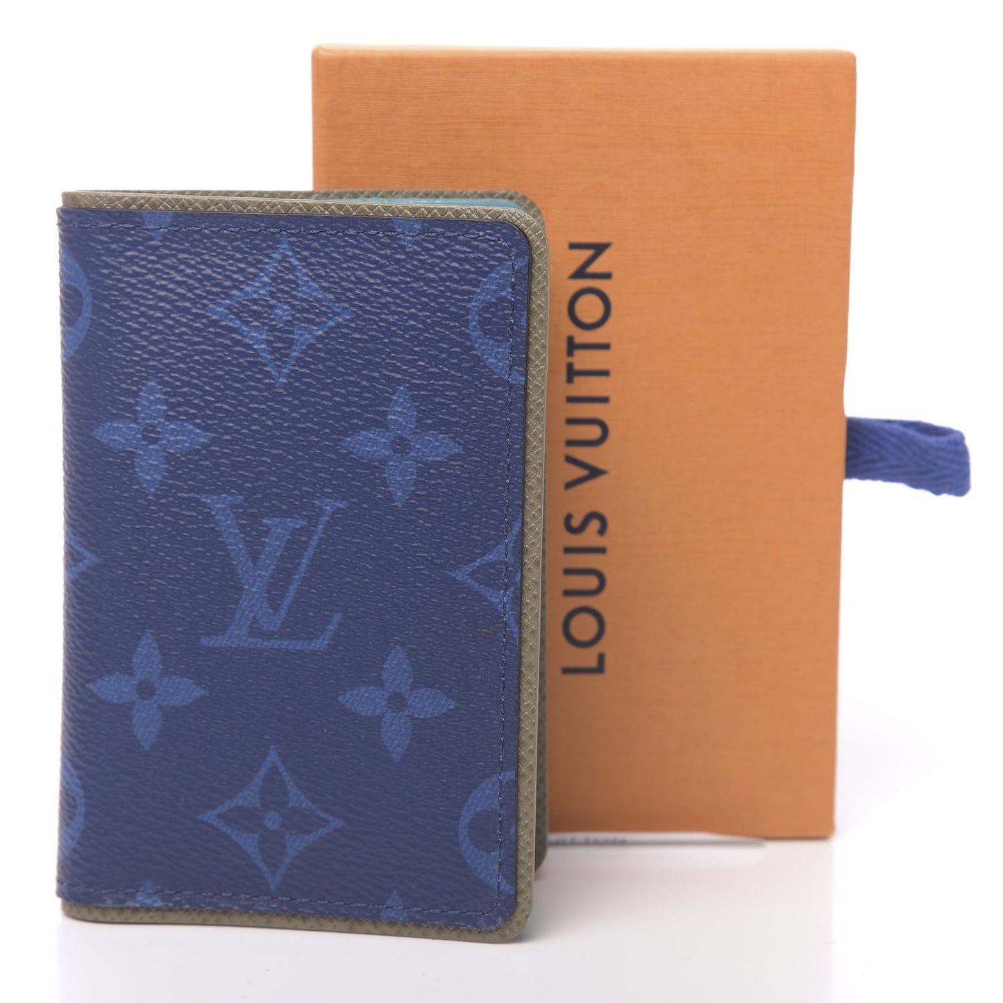 Monogram Pocket Organizer Pacific Blue