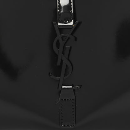 Saint Laurent Patent Le 5 A 7 Monochrome Hobo Black 8 of 12