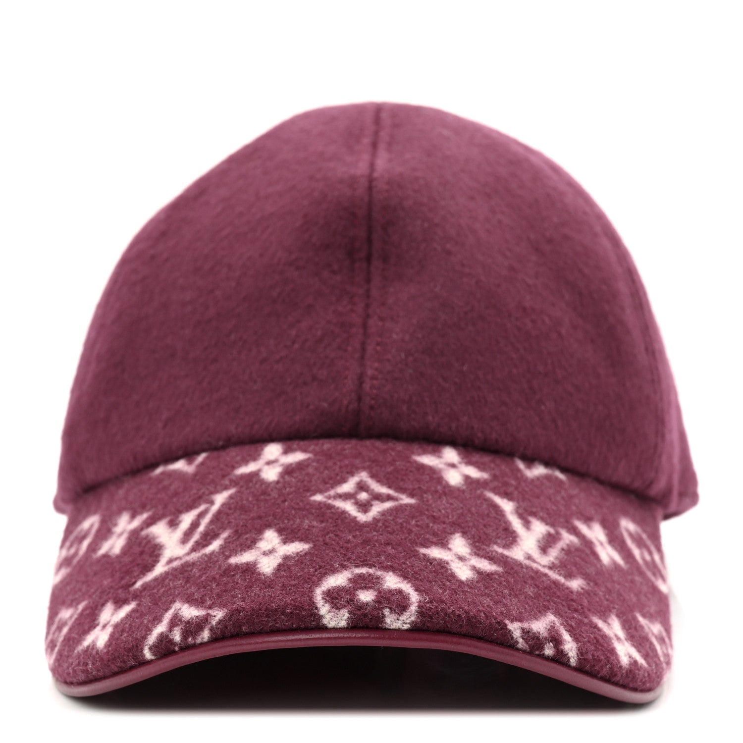 Louis Vuitton Wool Silk Monogram Endless Cap L Bordeaux 3 of 8