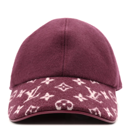 Louis Vuitton Wool Silk Monogram Endless Cap L Bordeaux 3 of 8
